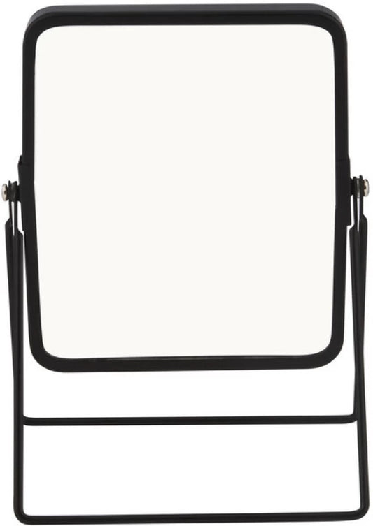 Black desk mirror