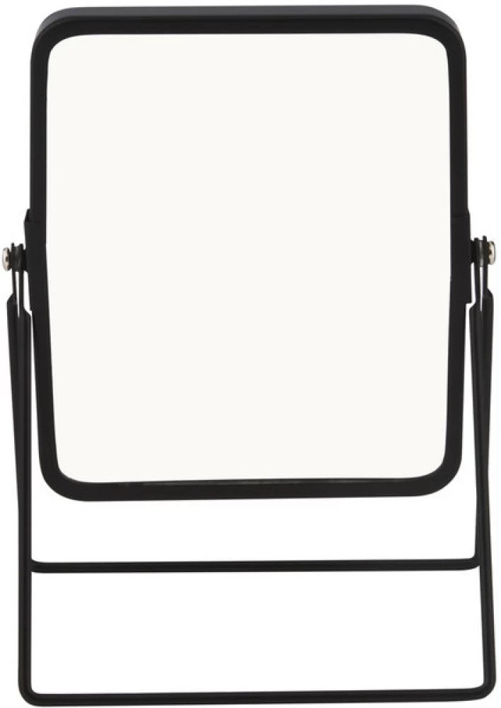 Black desk mirror