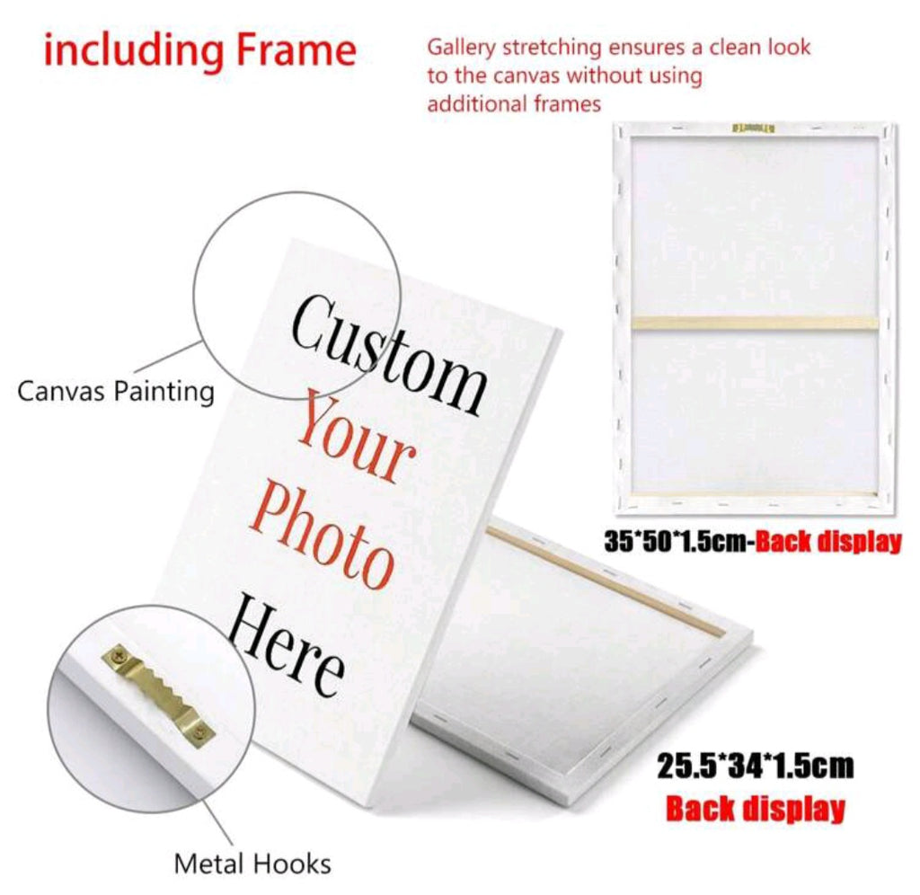 Custom Personal Photos Print on  Canvas