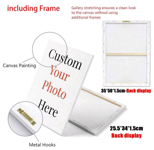 Custom Personal Photos Print on  Canvas