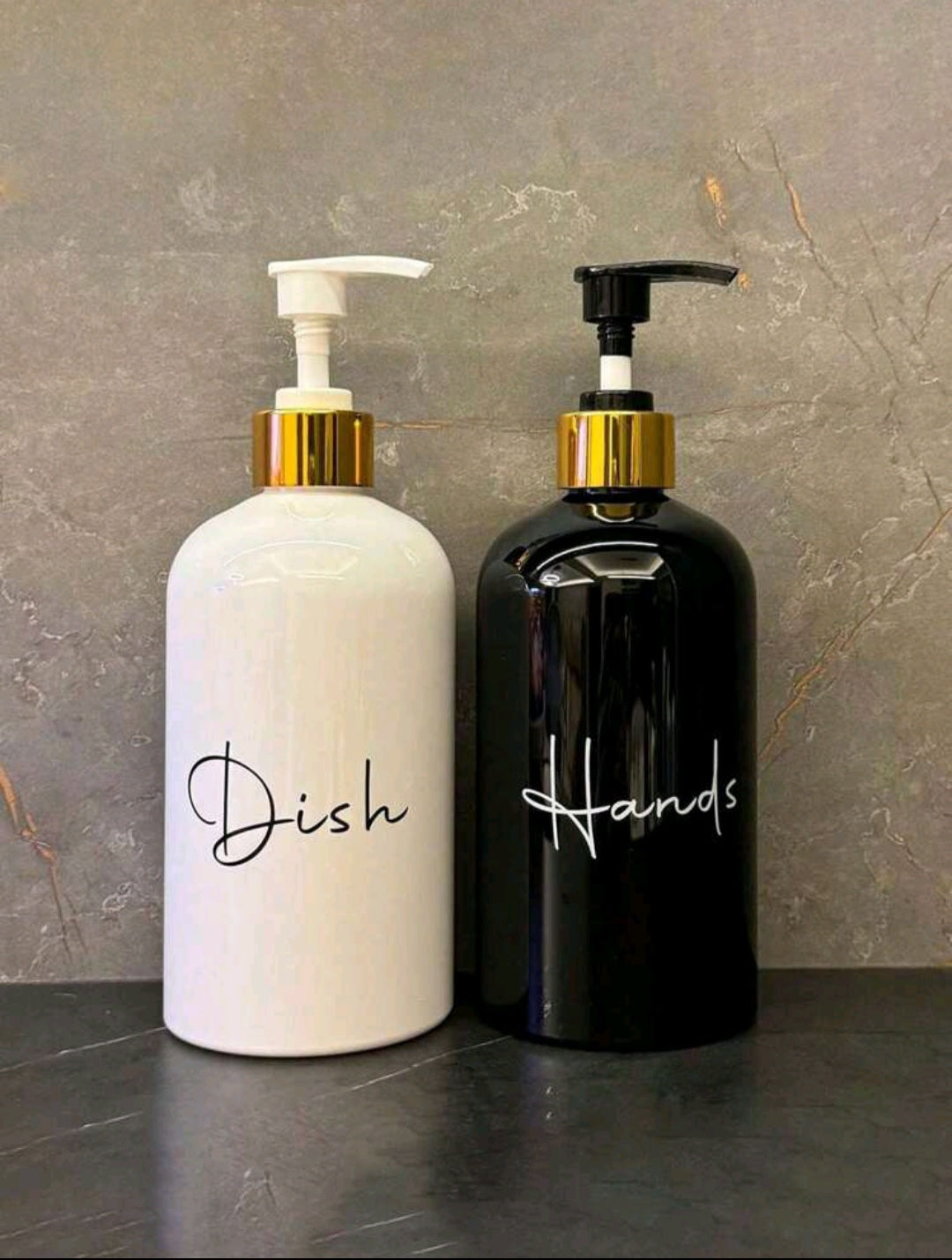 2pc 17 Oz Hand Soap Despenser Empty Lotion Pump Bottels